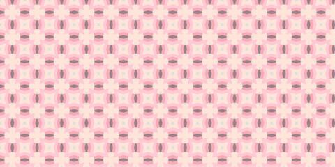 Blush Pink Symmetry with Delicate Hues