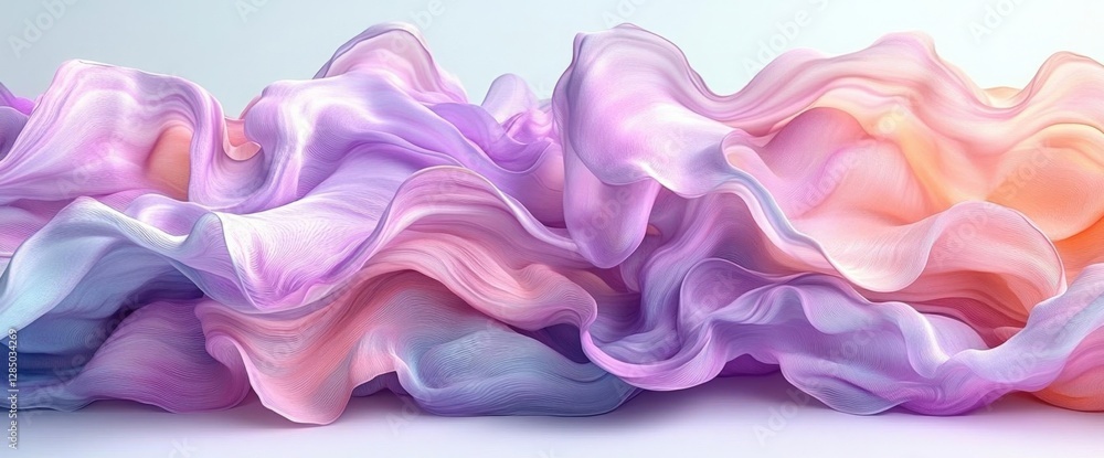 Poster abstract wavy texture background with gradient colors in pink purple and orange dynamic fluid and sm