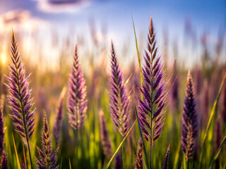 Fototapeta premium field of wheat. wheat, field, agriculture, nature, cereal, plant, grain, crop, food, summer, farm, ear, sky, grass, yellow, corn, flower, green, harvest, rye, blue, ripe, natural, gold, growth