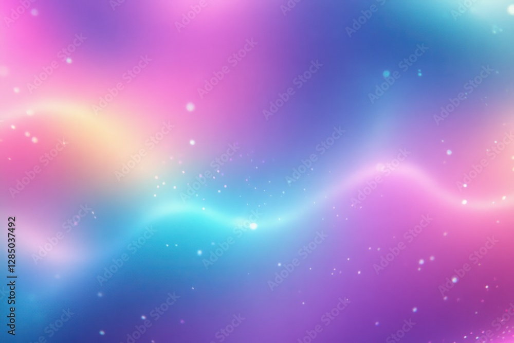 Leinwandbilder Abstract Pastel Grainy Holographic Gradient Texture Background Digital Noise Effect Pattern Retro