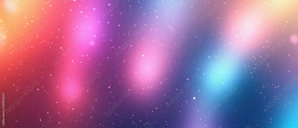 Poster Abstract Gradient Background Soft Pastel Colors Dreamy Bokeh Effect Whimsical Atmosphere Impressionism
