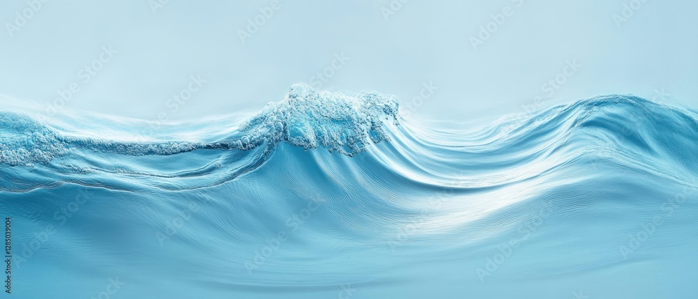Poster calm blue water surface with gentle ripples and light reflections abstract summer background