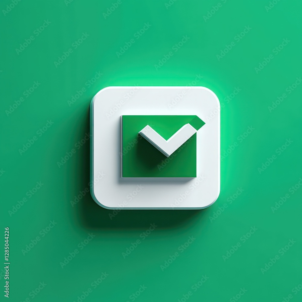 Poster minimalist logo design of a spreadsheet software component on a vibrant green background with copy s