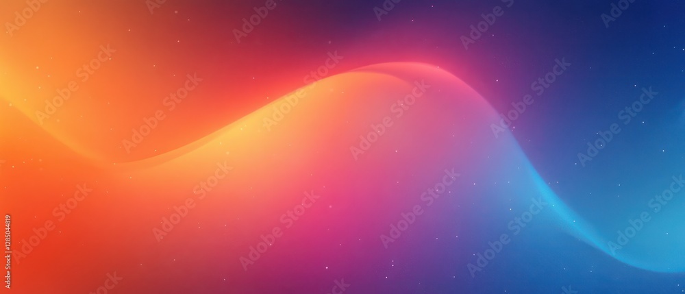 Leinwandbilder Abstract Gradient Holographic Background Texture Colorful Digital Noise Effect Pattern Smooth Vintage Retro Design