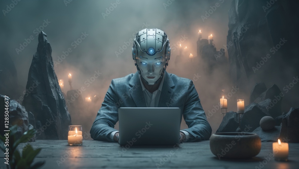 Poster machines exhibiting intelligence, commonly called machine intelligence in the realm of computer scie