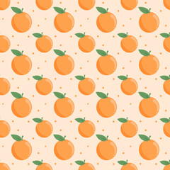 Orange Pattern – Vibrant Citrus Seamless Background Design