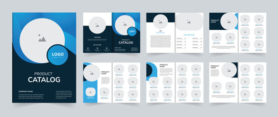 Modern Product catalog template or catalogue design layout 