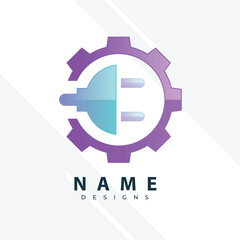 Futuristic Tech Logos: Abstract and Geometric Shapes