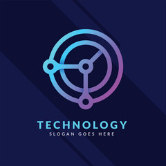 Futuristic Tech Logos: Abstract and Geometric Shapes