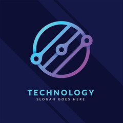 Futuristic Tech Logos: Abstract and Geometric Shapes