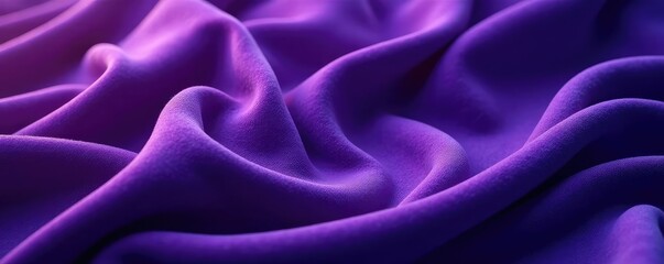 Obraz premium Velvety purple hues blend with soft blue undertones, elegance, purple, luxurious fabric