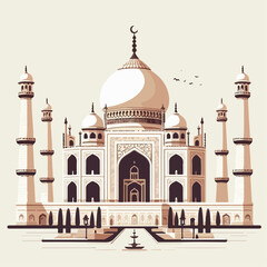 mosque vector illustration
