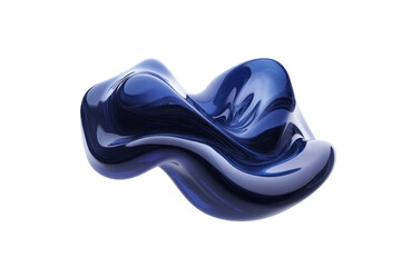 A fluid blue gradient background transitioning from pale sky blue to dark indigo, with smooth curvature and light effects, resembling a high-tech digital environment.