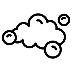 샴푸 거품 아이콘 