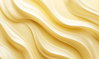 Obraz premium Elegant abstract yellow background with dynamic smooth wave effects