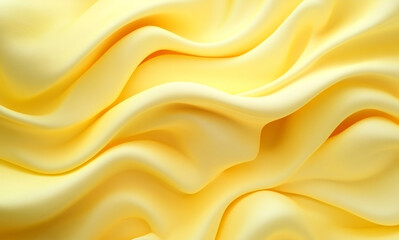Obraz premium Abstract flowing yellow waves forming a stylish decorative backdrop