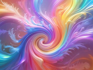 abstract colorful background with swirls