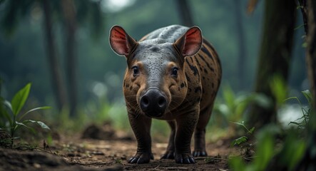 Brazilian Tapir Known Amazonian Plains