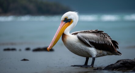 A Pelican of Australia (Pelecanus conspicillatus)