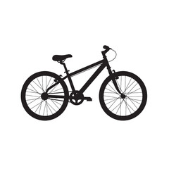 Fototapeta premium Bicycle Silhouette of a Touring Bike