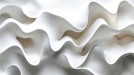 abstract white modern wavy 3d background. abstract white modern wavy 3d background