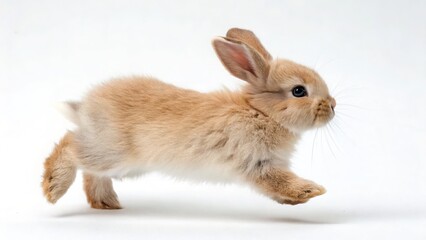 Obraz premium rabbit on white background