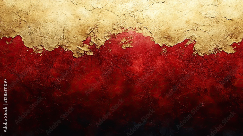 Poster this image presents a textured abstract composition of colors and patterns