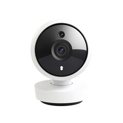 Nest Cam Smart Home Security Camera Isolated on Transparent Background