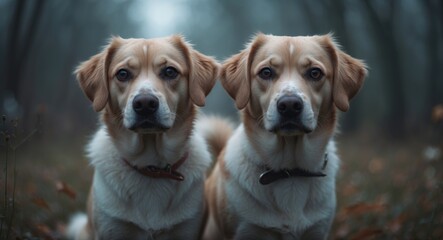Charming pair of dogs