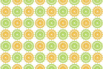 Geometric pattern, round shape, ethnic, tile floor, carpet, Victor illustration design.