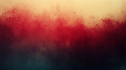 Fototapeta premium Rough Gradient Background with red to black gradient with rough texture like analog film