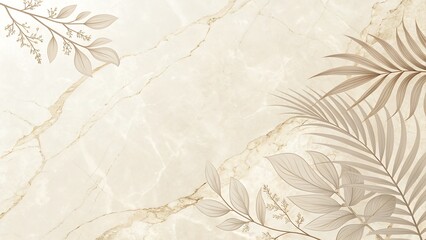 Minimalist Beige Background with Subtle Marble Veining and Soft Shadows refined minimalist beige background featuring delicate marble veining that adds organic depth while maintaining a clean 