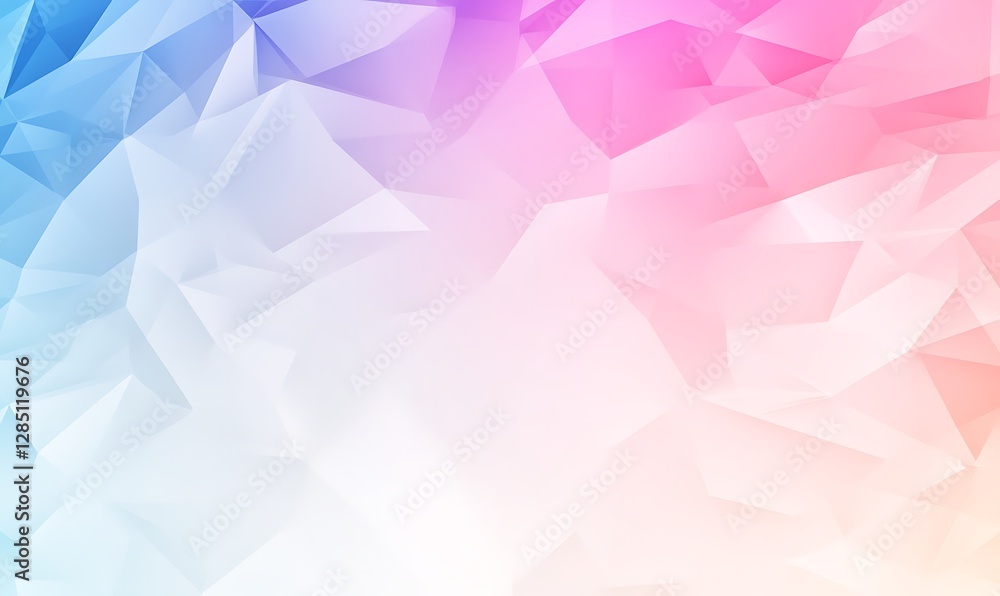 Fototapete Abstract gradient background with soft hues of pink and blue, creating a serene and modern feel.