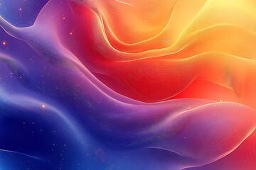 Fototapeta premium Stunning abstract wave design featuring rich colors and a dynamic fluid motion creating an immersive background : Generative AI