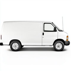 A van on a mountain road