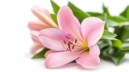 A short description of alien pink flowers