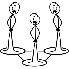 people connected in one goal
