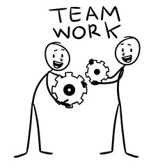 they work together as a team