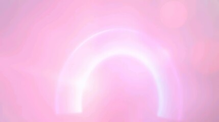 Design a dreamy and enchanting composition featuring a whimsical pastel rainbow, blending soft hues of pink, lavender, mint, and peach to create a magical and uplifting atmosphere.