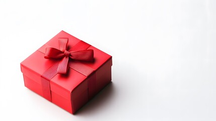 Obraz premium A small red box, isolated on white