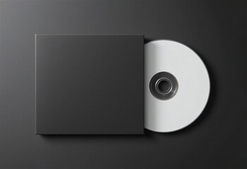 CD 라벨과 케이스 디자인 목업