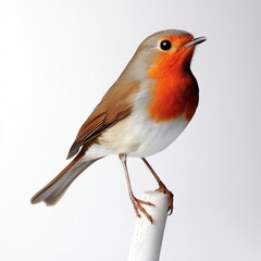 Fototapeta premium Robin perched in a tree