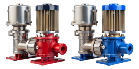 High-Efficiency Hot Water Pump Reliable Heating Solutions for Residential and Industrial Applications.AI Generated.