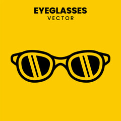 Cool glasses vector. Very suitable for logos, design elements, icons, and so on