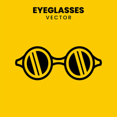 Cool glasses vector. Very suitable for logos, design elements, icons, and so on
