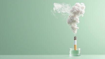 Quit Smoking  Cigarette Smoke Pollution Air Health Campaign