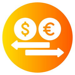 exchange gradient icon