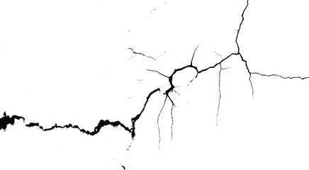 Vector grunge cracked texture background. grunge design crack texture background.  EPS 10