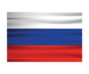 Flag of Russia stock illustration