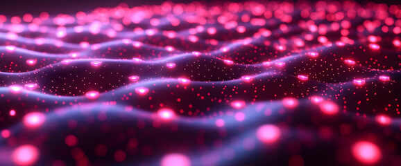 Abstract Glowing Pink Purple Pattern Background